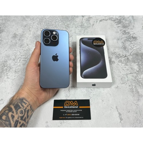iPhone 15 Pro Max 256Gb Blue Titanium Б/У