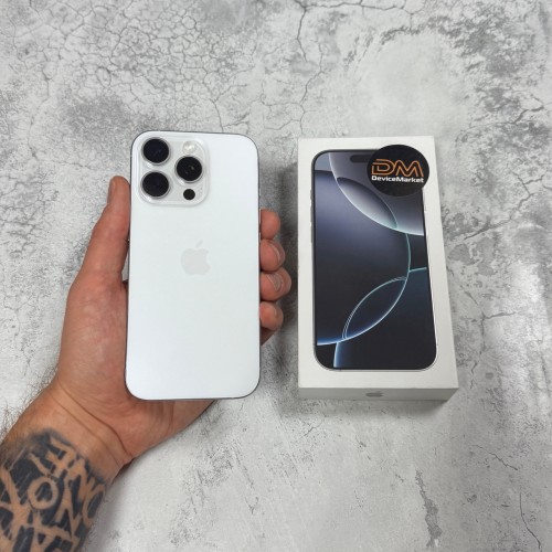 iPhone 16 Pro Max 256Gb White Titanium Б/У