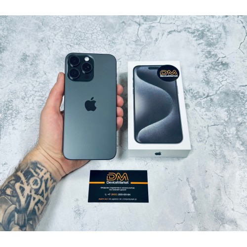 iPhone 15 Pro Max 256Gb Black Titanium Б/У
